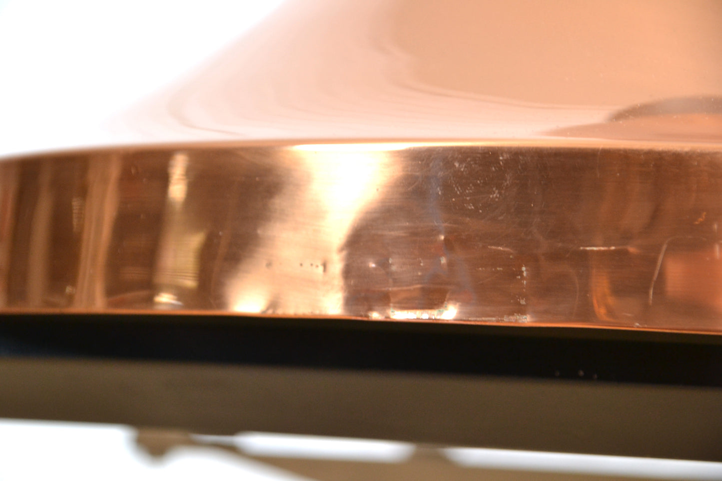 Vintage Danish copper pendant light