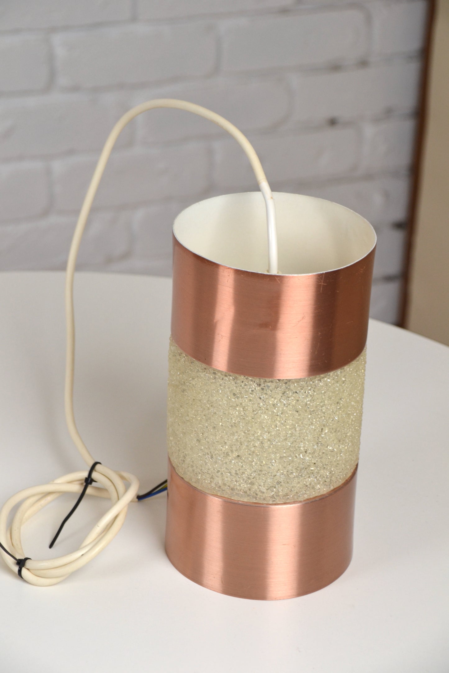 Vintage Danish small pendant rose gold colour