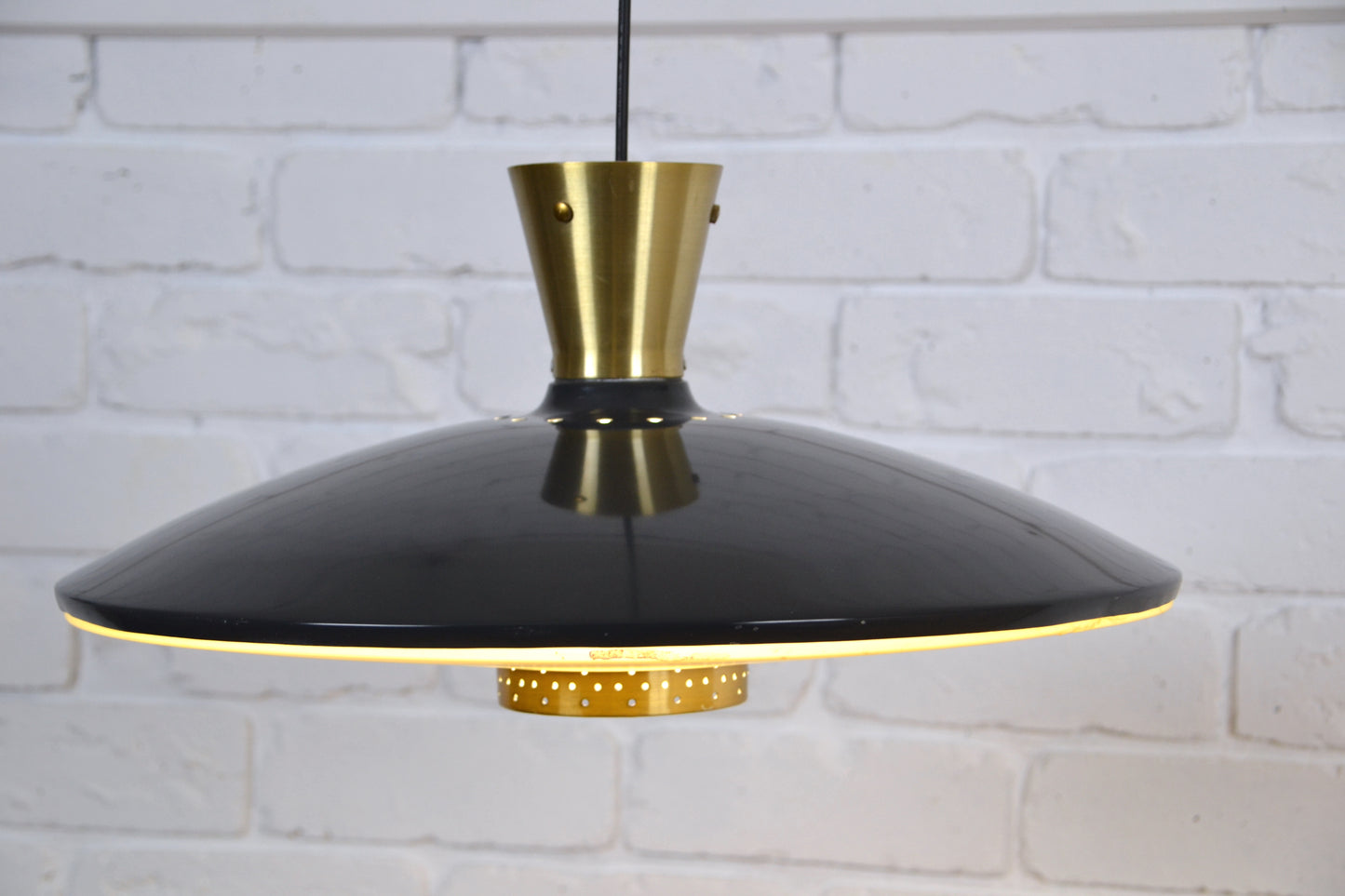 Mid Century pendant ceiling light / BECO 350 Don Brown / Brown Evans & Co