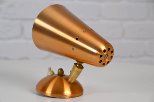 Mid century copper colour wall sconce by BECO- Don Brown Evans & Co