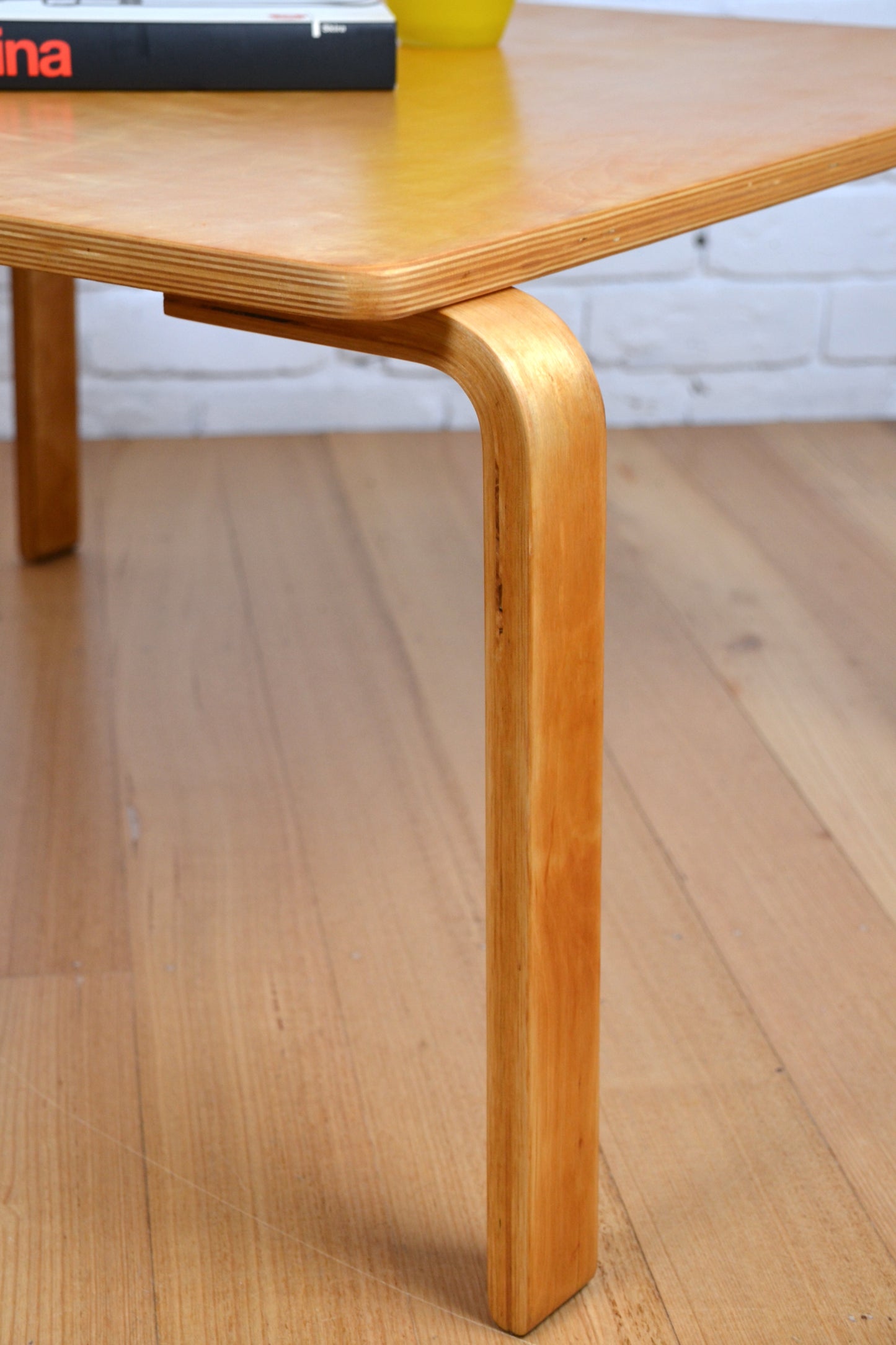 Vintage Scandinavian Birth coffee table Alvar Aalto