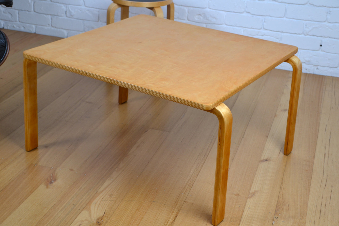 Vintage Scandinavian Birth coffee table Alvar Aalto