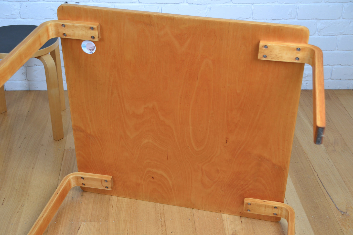 Vintage Scandinavian Birth coffee table Alvar Aalto
