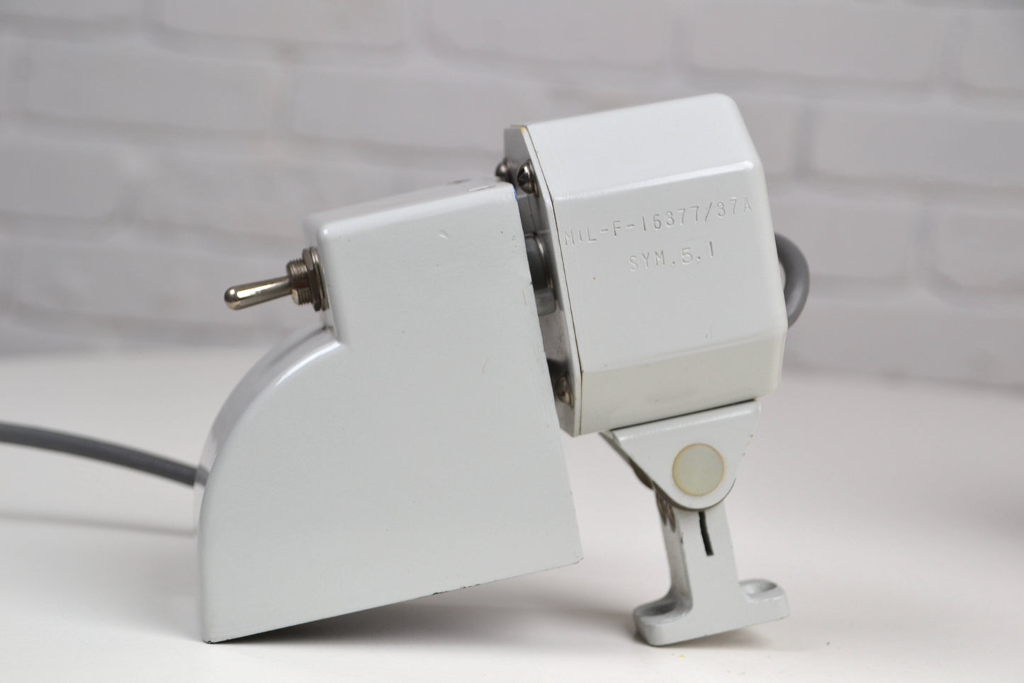 Vintage utilitarian design Naval cabin lamp