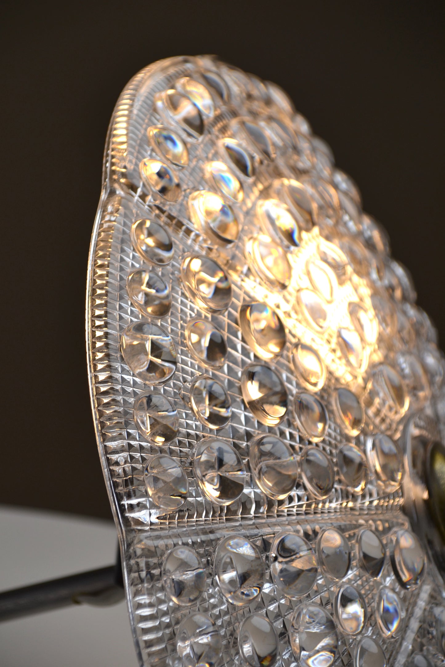 Mid centurySwedish Flush-mount Crystal chandelier by Carl Fagerlund / Orrefors x3 available