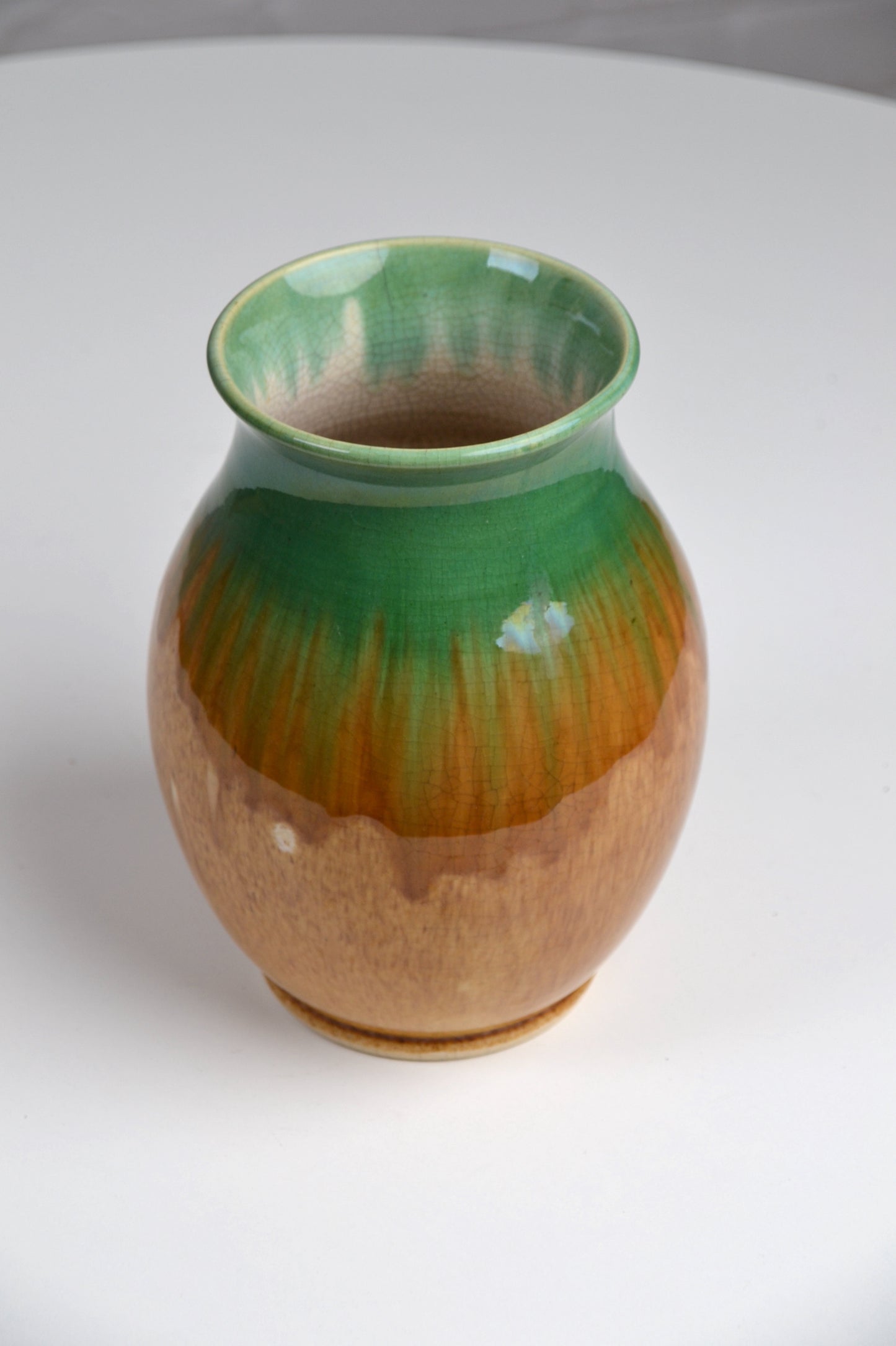 Vintage glazed Vase / canister Australian c1960s