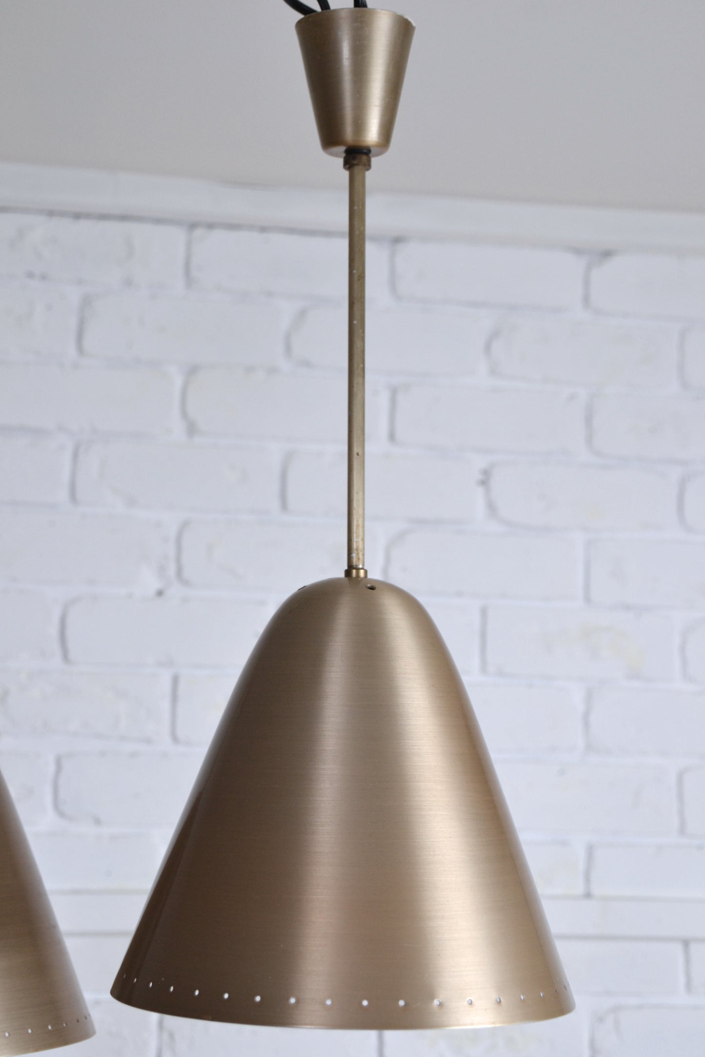 BECO pendant light Australian Mid century by BECO Brown Evans & Co (two available)