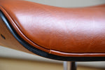 Load image into Gallery viewer, Mid century leather lounge armchair / footstool Plycraft George Mulhauser / Eames - Restored
