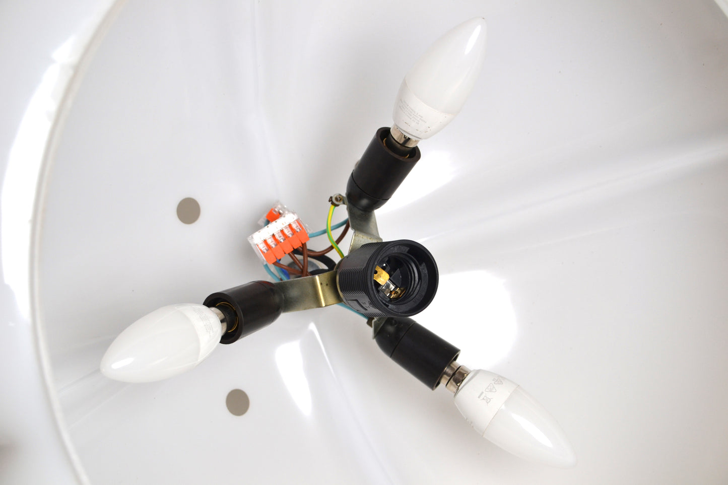 Italian vintage Quadrifoglio pendant light by Luigi Massoni for Harvey Guzzini / Gae Aulenti