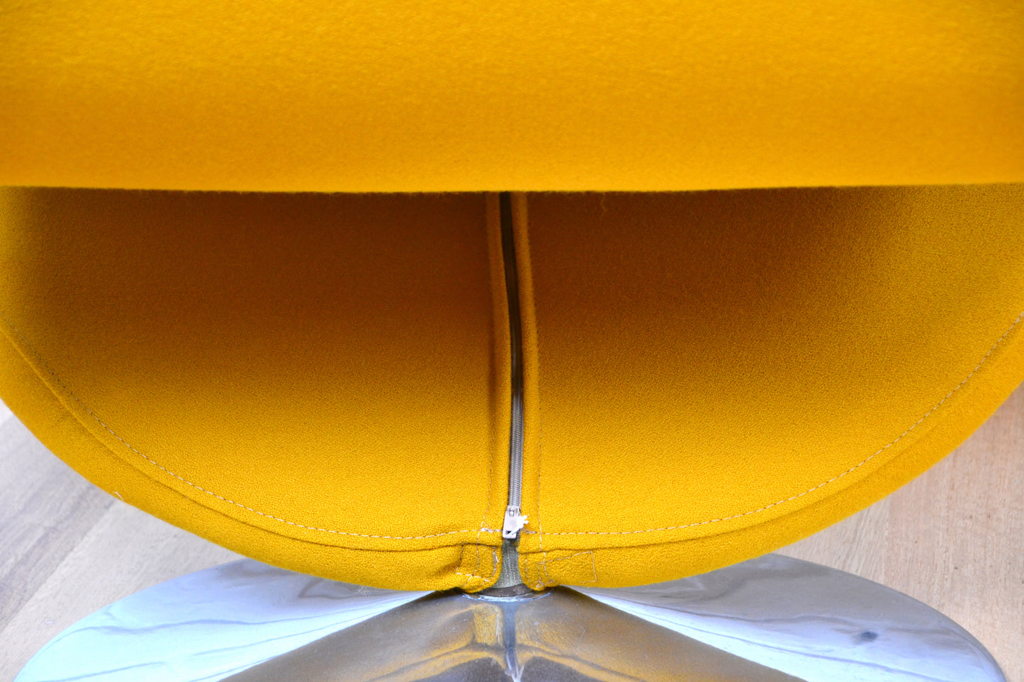 Verner Panton 123 Lounge swivel armchairs Fritz Hansen Denmark 1975 RESTORED Eco wool