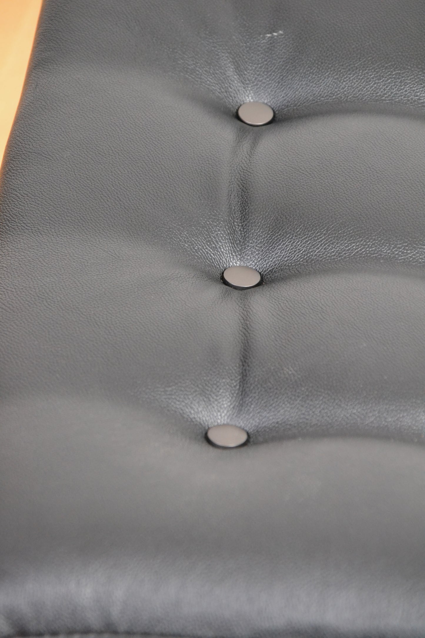 Vintage Gerald Easten sleigh base foot stool