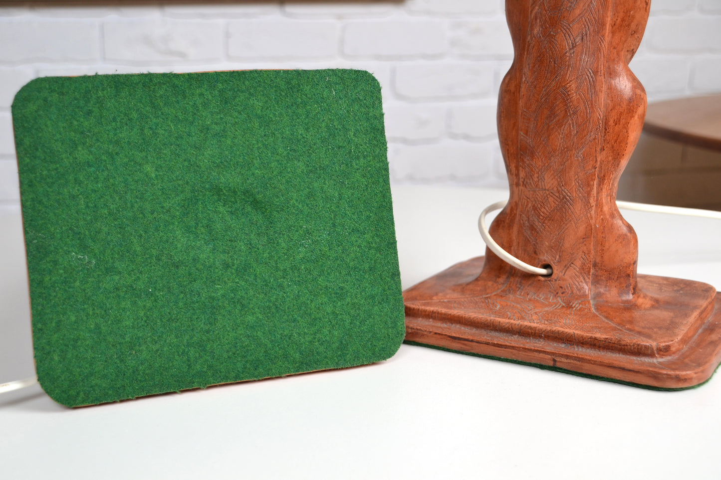 Unique 1990s vintage figural table lamps- pair