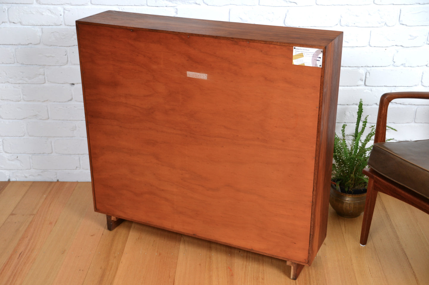 Exceptional - Vintage Australian solid Blackwood bookcase / shelf - restored