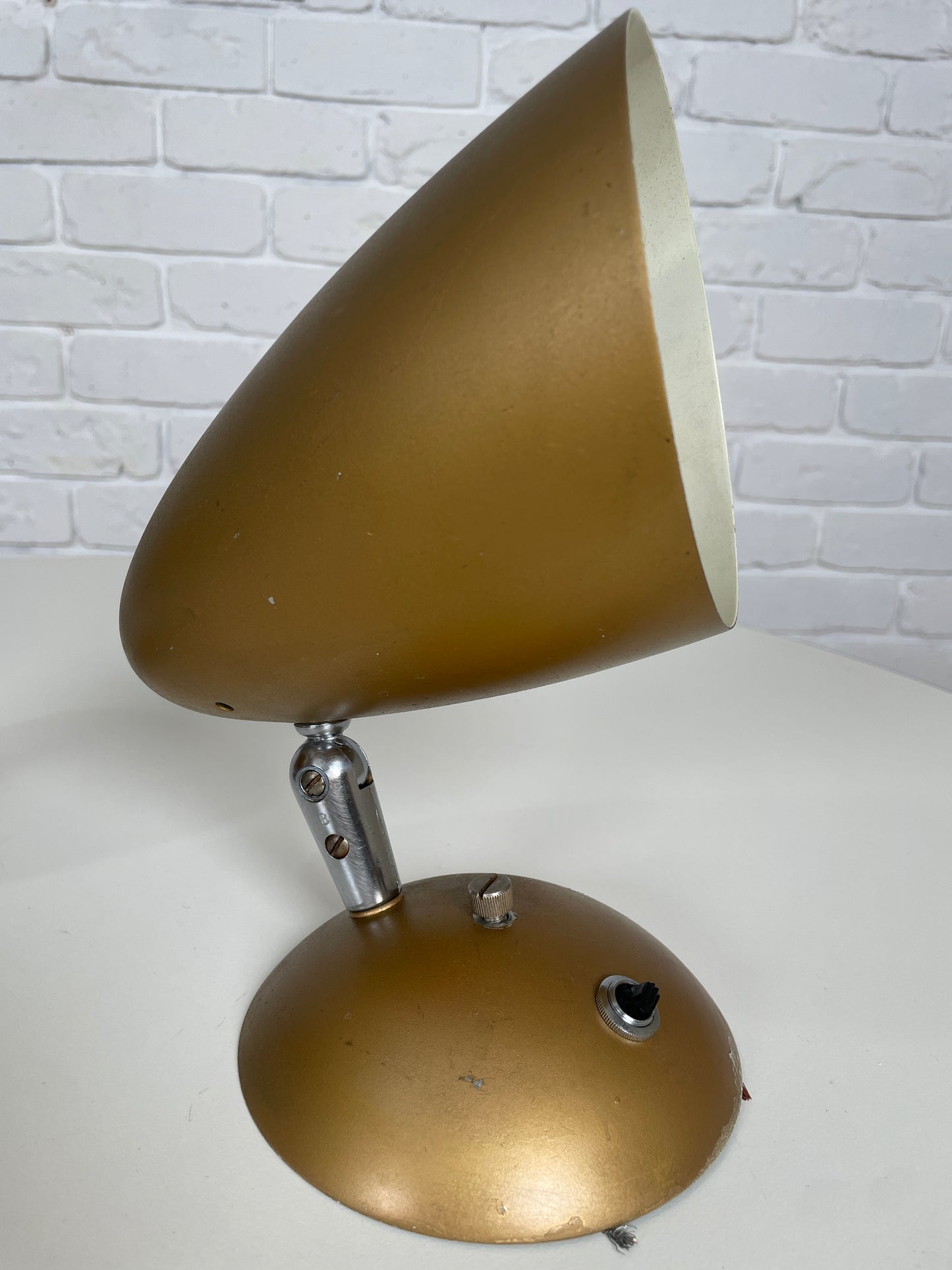 BECO Australian Mid century wall sconce light / lamp - Brown Evans & Co