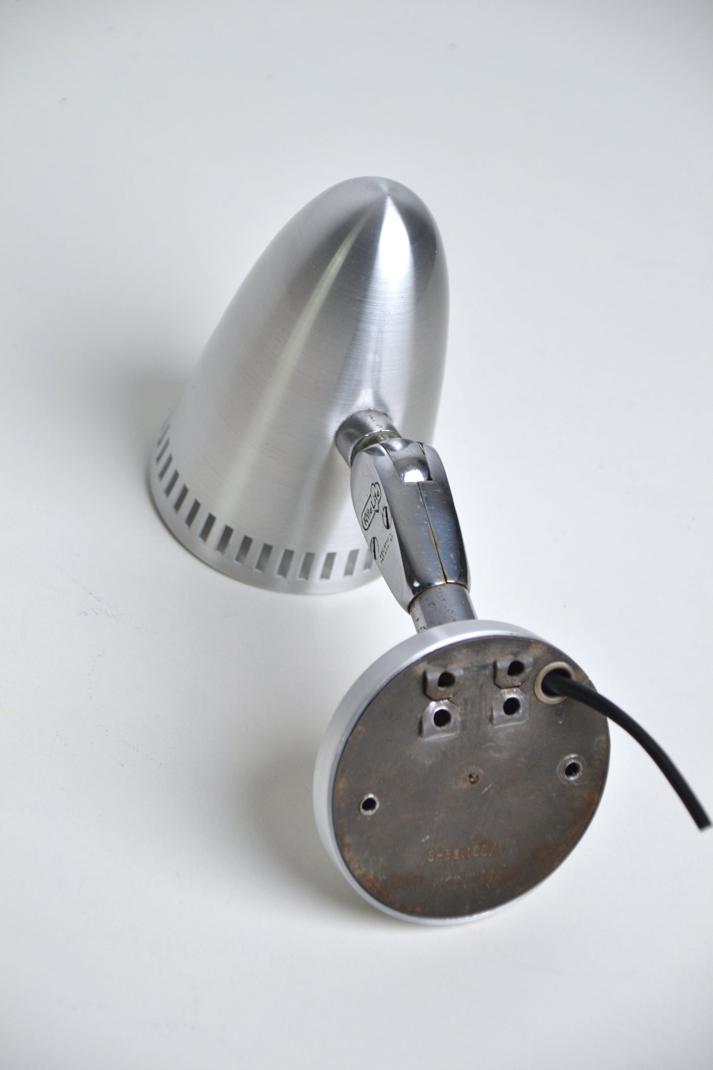 Mid Century Australian Rite-Lite wall sconce light RESTORED, Edwin Fox Furniture Vintage Mid century furniture Melbourne, Australian Mid Century, modern, Danish originals, chairs, armchairs, sofas, lounges, coffee tables, storage, sideboards, genuine Mid century lighting lamps, designer furniture, 20th century design, lighting restoration, BECO lighting, restoration mid century lighting, genuine mid century furniture,