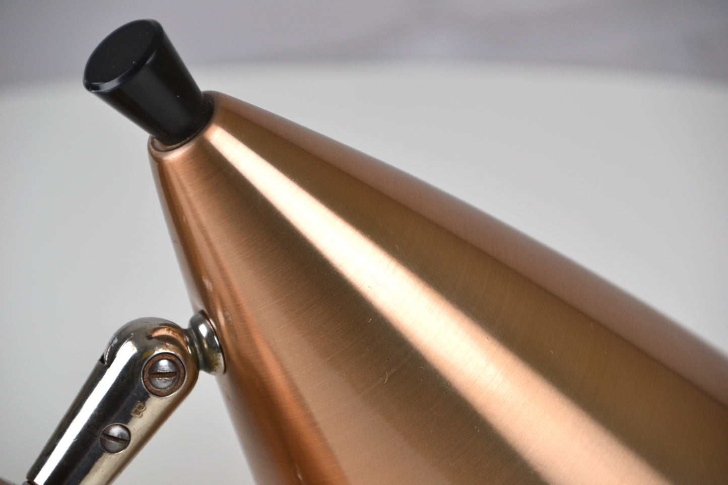 Pair BECO Mid century wall sconces Copper - BECO Brown Evans & Co