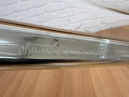 Vintage space aged designer folding chair by Giancarlo Piretti for Anonima Castelli