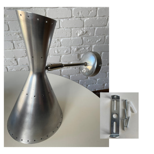 Wall bracket parts for BECO 254 & other similar wall / ceiling lights mid century vintage lighting