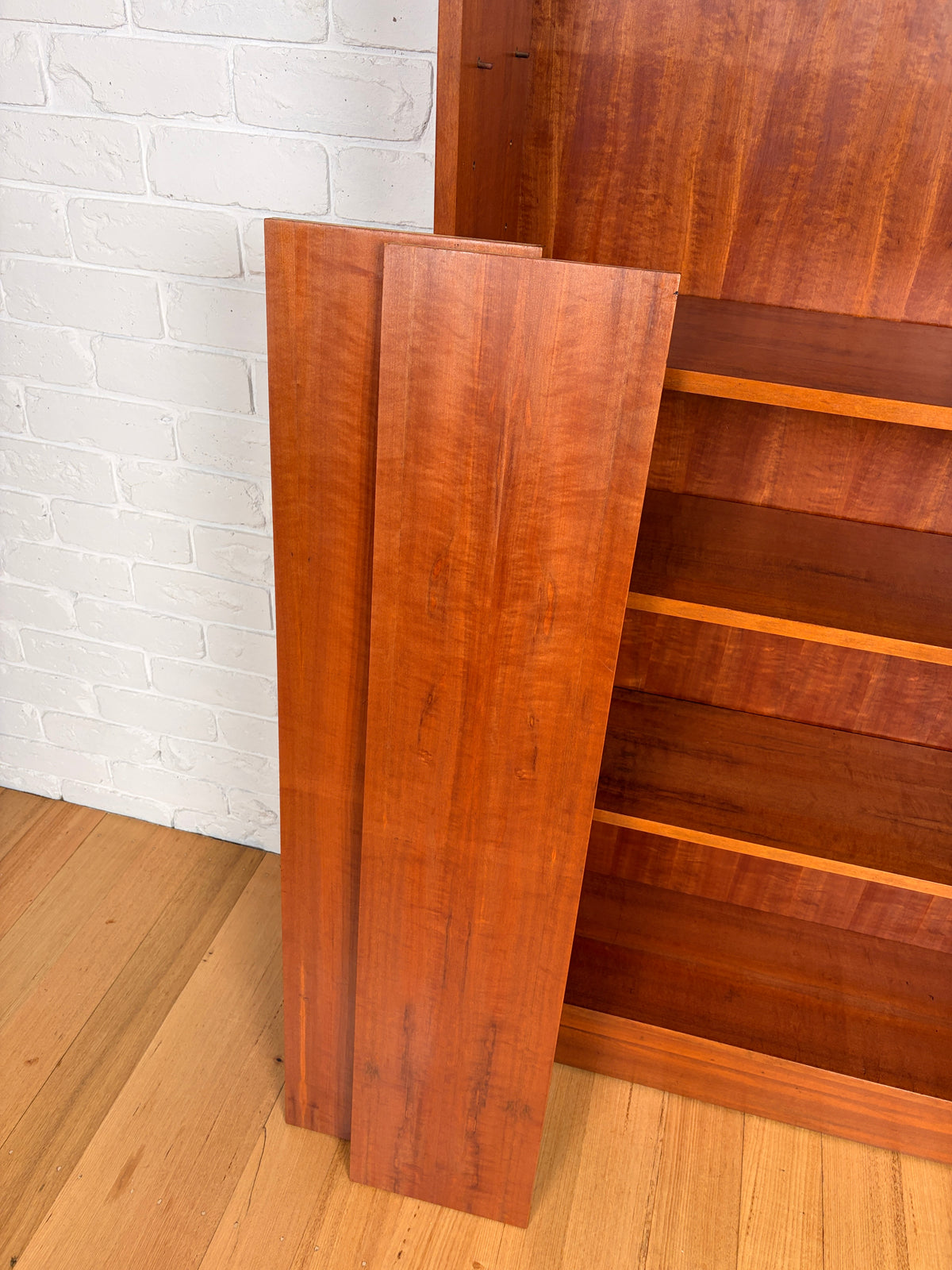 Impressive Mid century home library 7 shelf bookshelf cabinet 2.2 meters