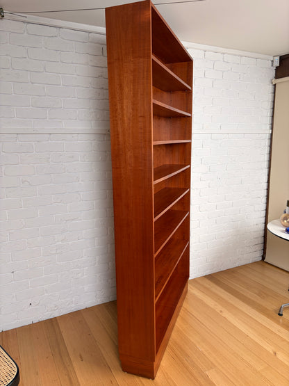 Impressive Mid century home library 7 shelf bookshelf cabinet 2.2 meters