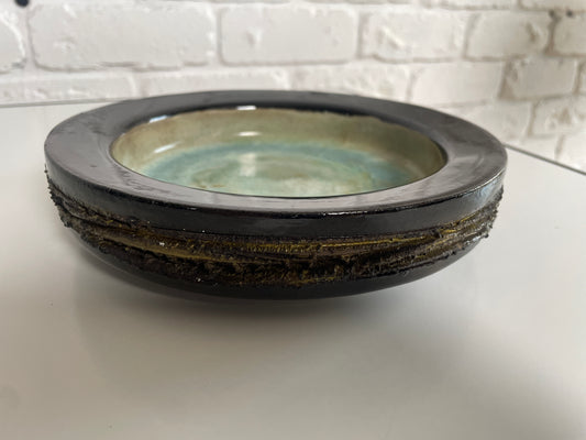 Mid century Glit Reykjavik Pottery Lava bowel Iceland