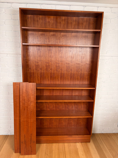 Impressive Mid century home library 7 shelf bookshelf cabinet 2.2 meters