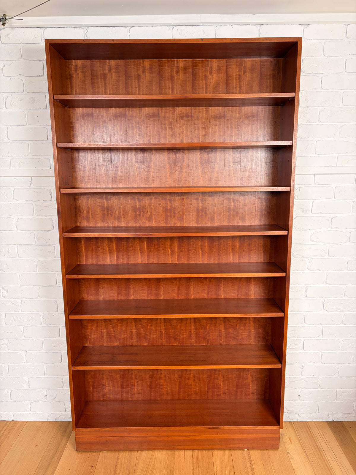 Impressive Mid century home library 7 shelf bookshelf cabinet 2.2 meters