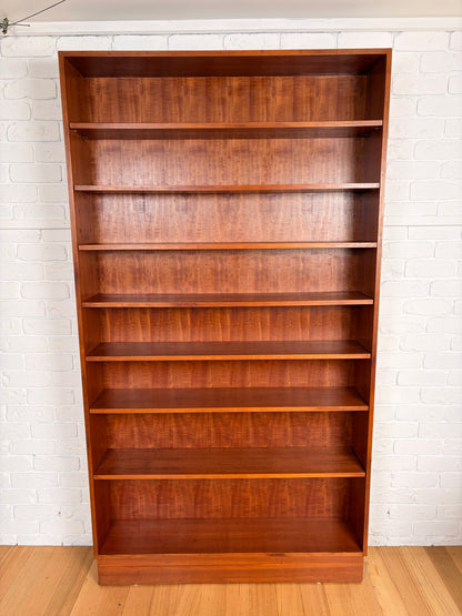 Impressive Mid century home library 7 shelf bookshelf cabinet 2.2 meters