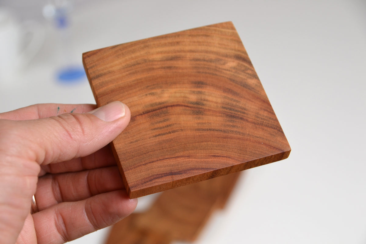Timber tea / drinks coasters / place mats - eco friendly / hand made Camphor Laura wood