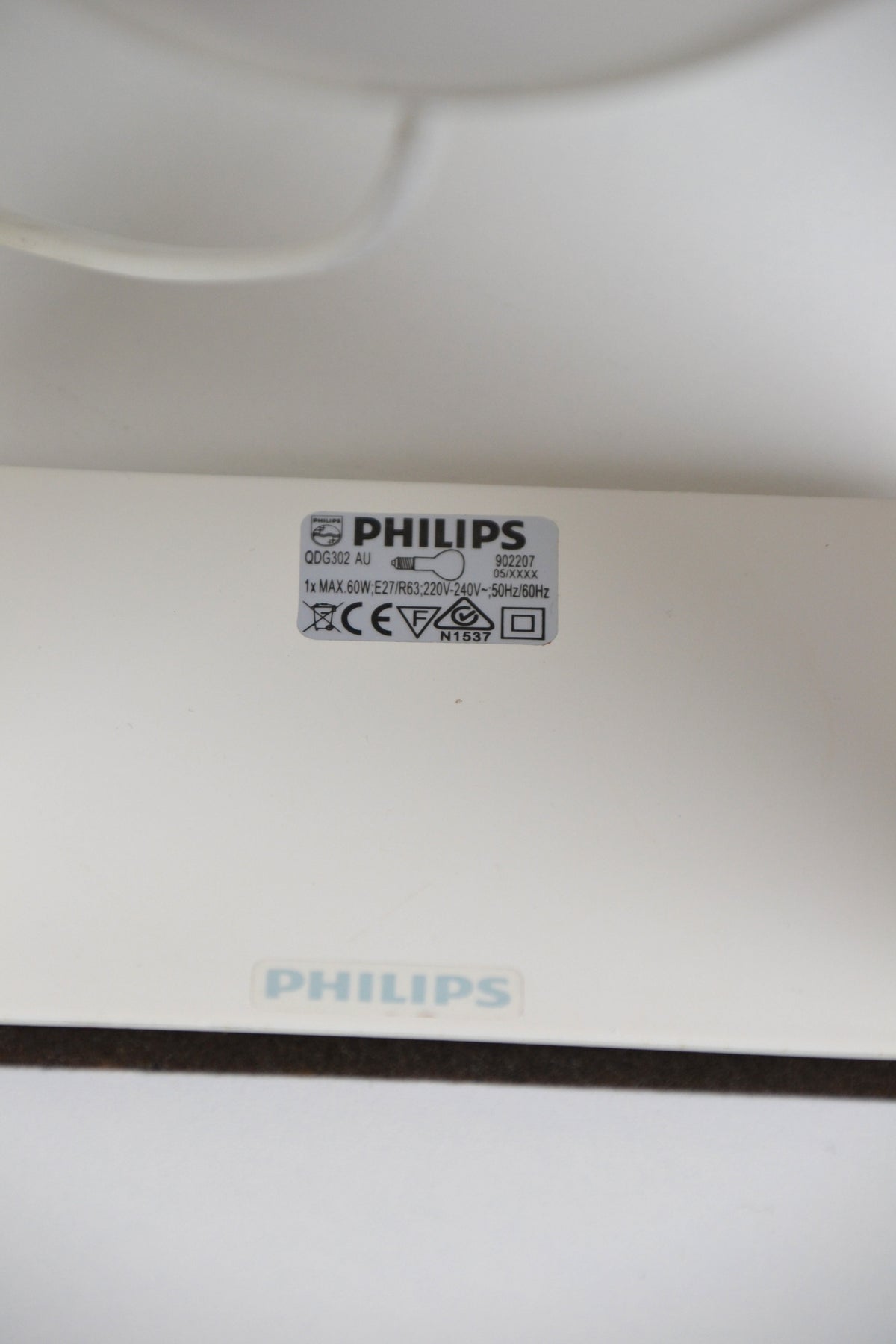 Vintage space aged eyeball lamp by Philips