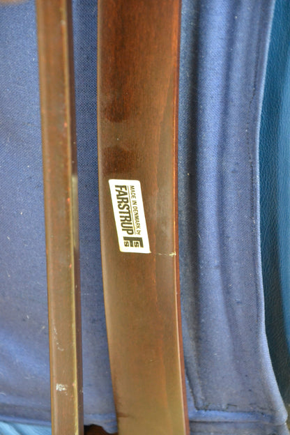 Vintage Danish leather armchair by Farstrup Møbler c1970s
