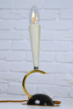 Load image into Gallery viewer, *Rare stunning Italian Mid century candle table lamp / abstract design
