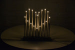 Load image into Gallery viewer, Unique Vintage mantle candle lamp / Yvonne Janson Ihnam LampGustaf

