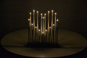 Unique Vintage mantle candle lamp / Yvonne Janson Ihnam LampGustaf