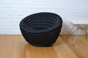 Modern swivel egg chair "Blow" lounge by Foersom & Hiort-Lorenzen for Hay Denmark