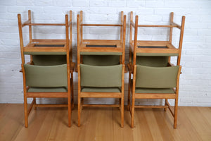 Set six Vintage Danish Oak dining chair / side chair by Børge Mogensen