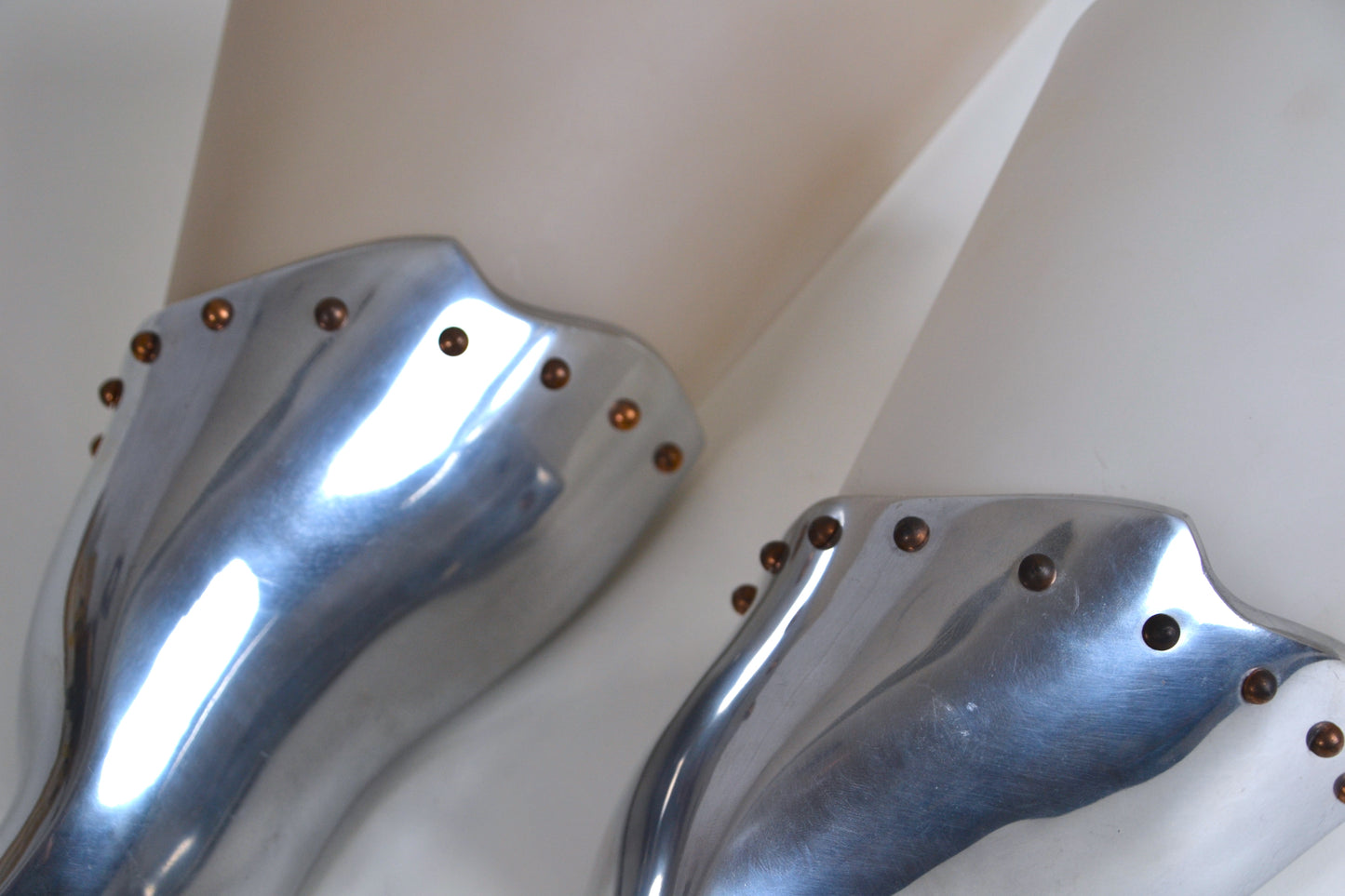 Amazing Post modern wall sconces by Masison Lucien Gau, France 1990s