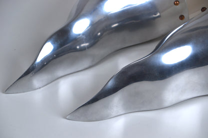 Amazing Post modern wall sconces by Masison Lucien Gau, France 1990s