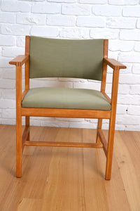 Set six Vintage Danish Oak dining chair / side chair by Børge Mogensen