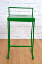 Load image into Gallery viewer, Modern designer bar stool /side table Italy by Enzo Berti Green Oak
