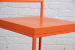 Load image into Gallery viewer, Modern designer bar stool /side table Italy by Enzo Berti Orange Oak
