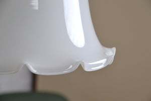 Vintage Murano style glass bell pendant light