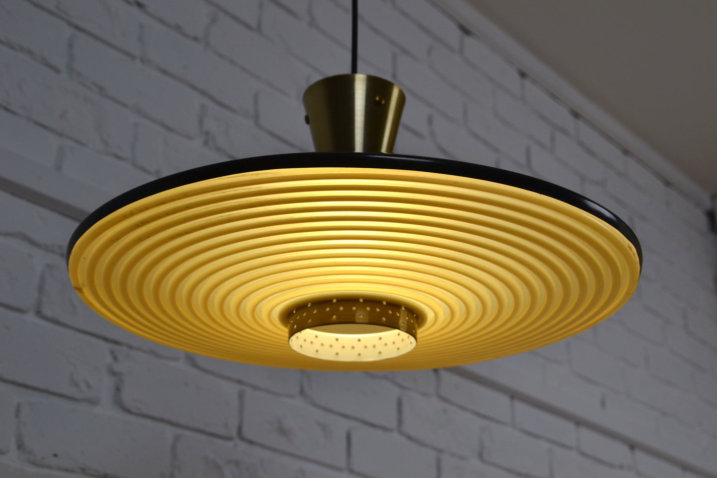 Mid Century pendant ceiling light / BECO 350 Don Brown / Brown Evans & Co