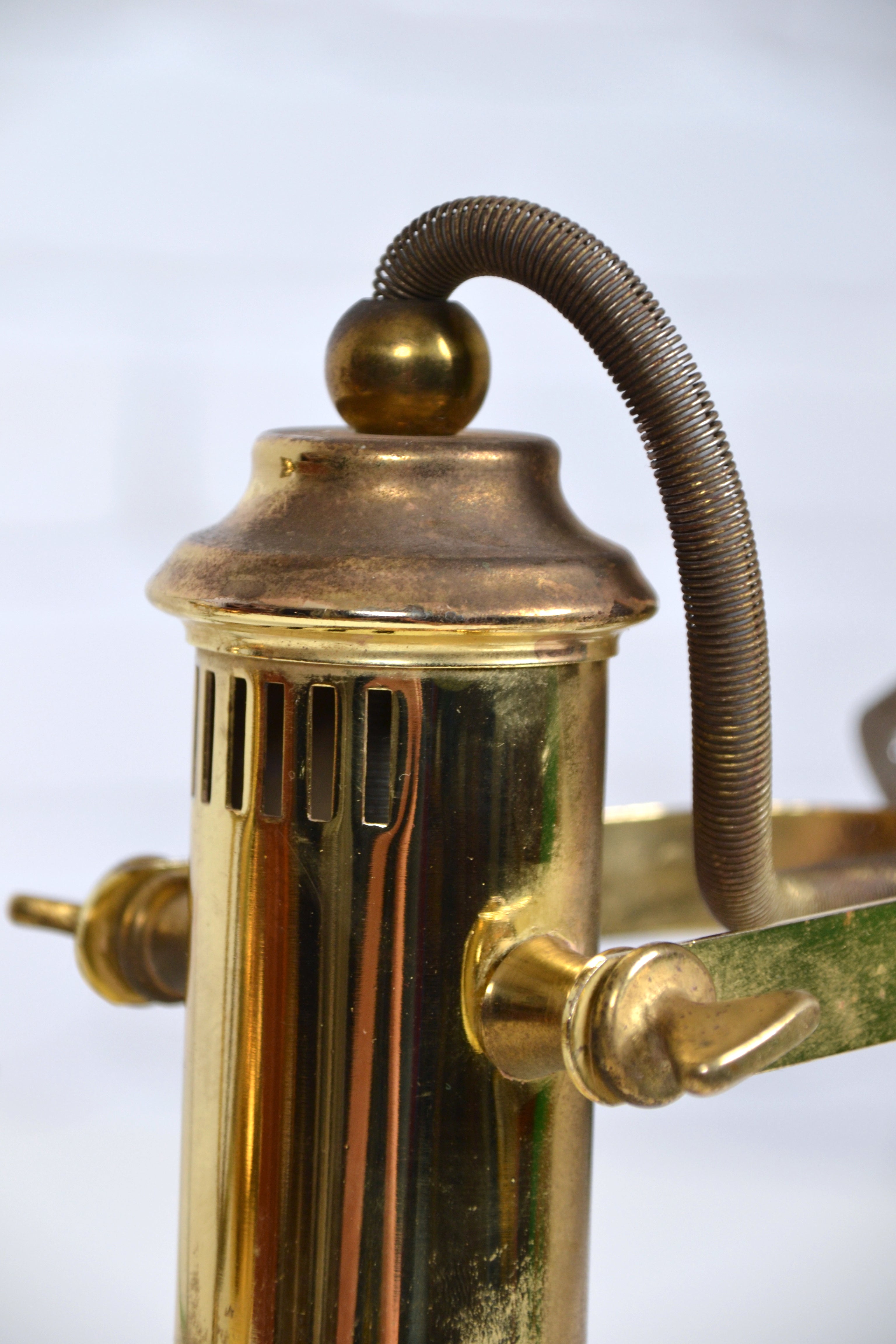 Vintage brass spot lamps