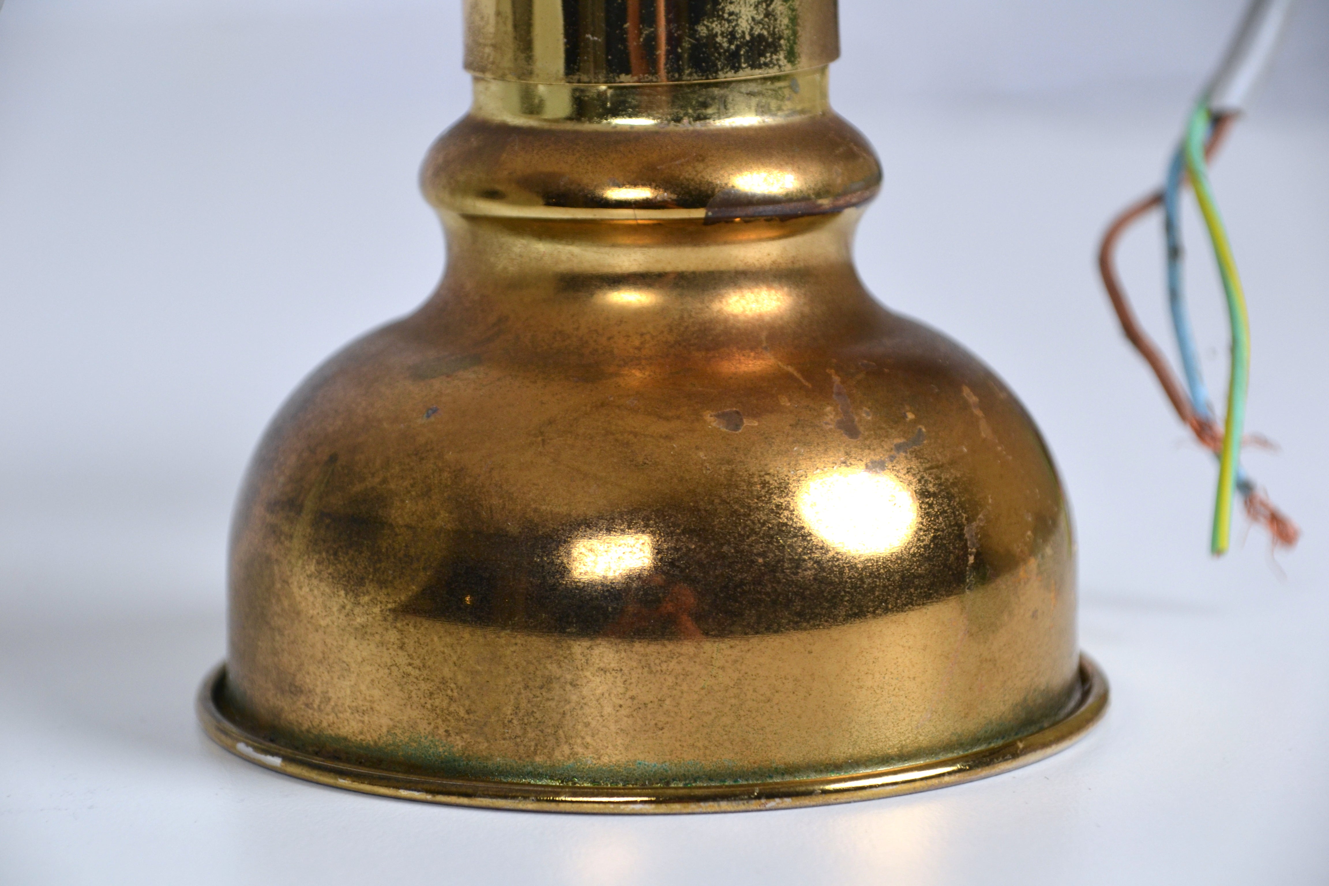 Vintage brass spot lamps