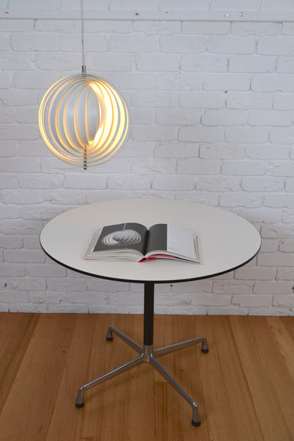 Original Verner Panton 'Moon' spiral ceiling pendant light by Frandsen Lighting a/f Denmark