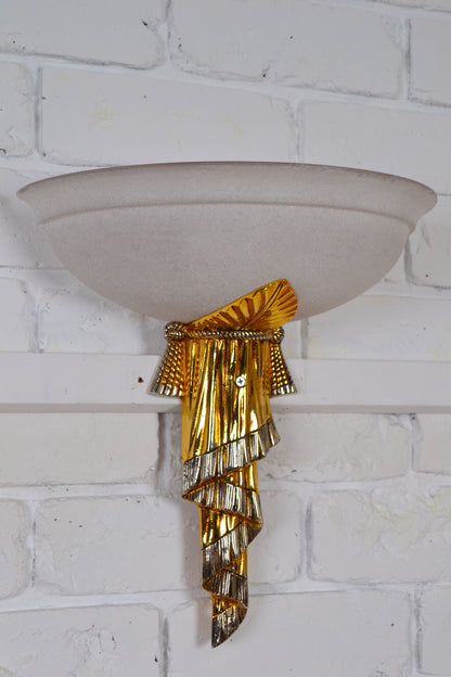 Art Deco / Regency 1980s revival decorative wall light by Bejorama SL lighting Spain