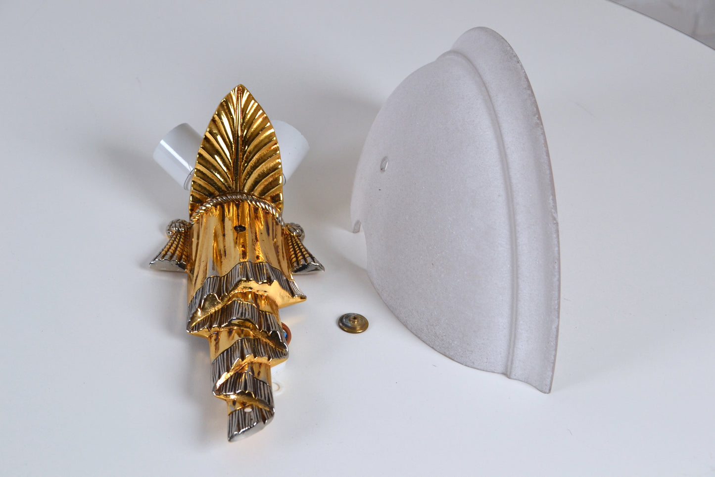 Art Deco / Regency 1980s revival decorative wall light by Bejorama SL lighting Spain