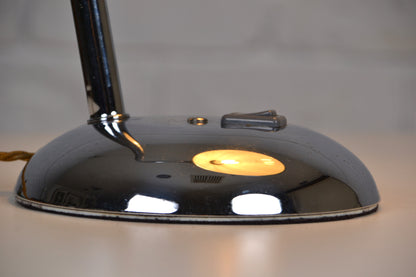 Vintage Kasier Leuchten German lamp in chrome / Christian Dell / Bauhaus design