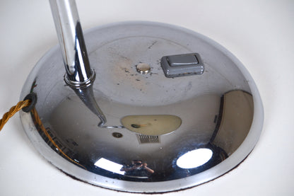 Vintage Kasier Leuchten German lamp in chrome / Christian Dell / Bauhaus design